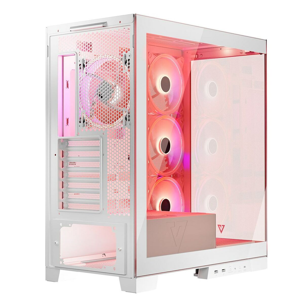 Unitate Semi-tower ATX Modecom Volcano SPACE APEX ARGB Alb
